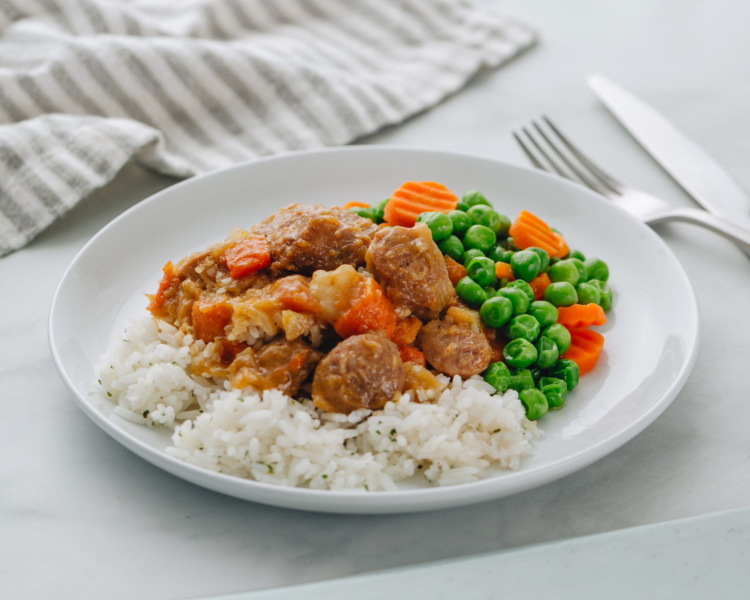 Curried Sausages - Home Chef WA